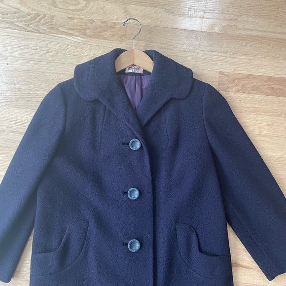 Vintage Union Label Wool Pea Coat - Picture 3 of 12
